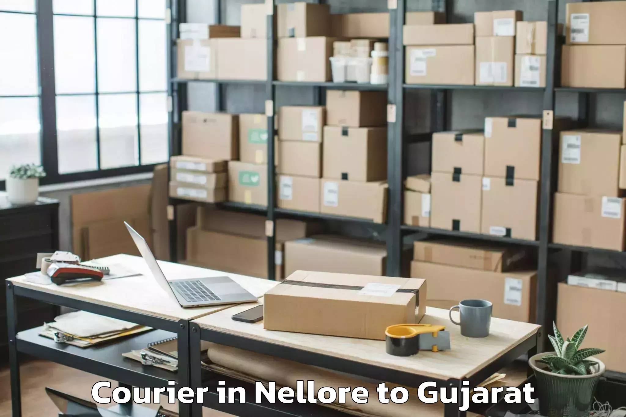 Easy Nellore to Jafrabad Courier Booking